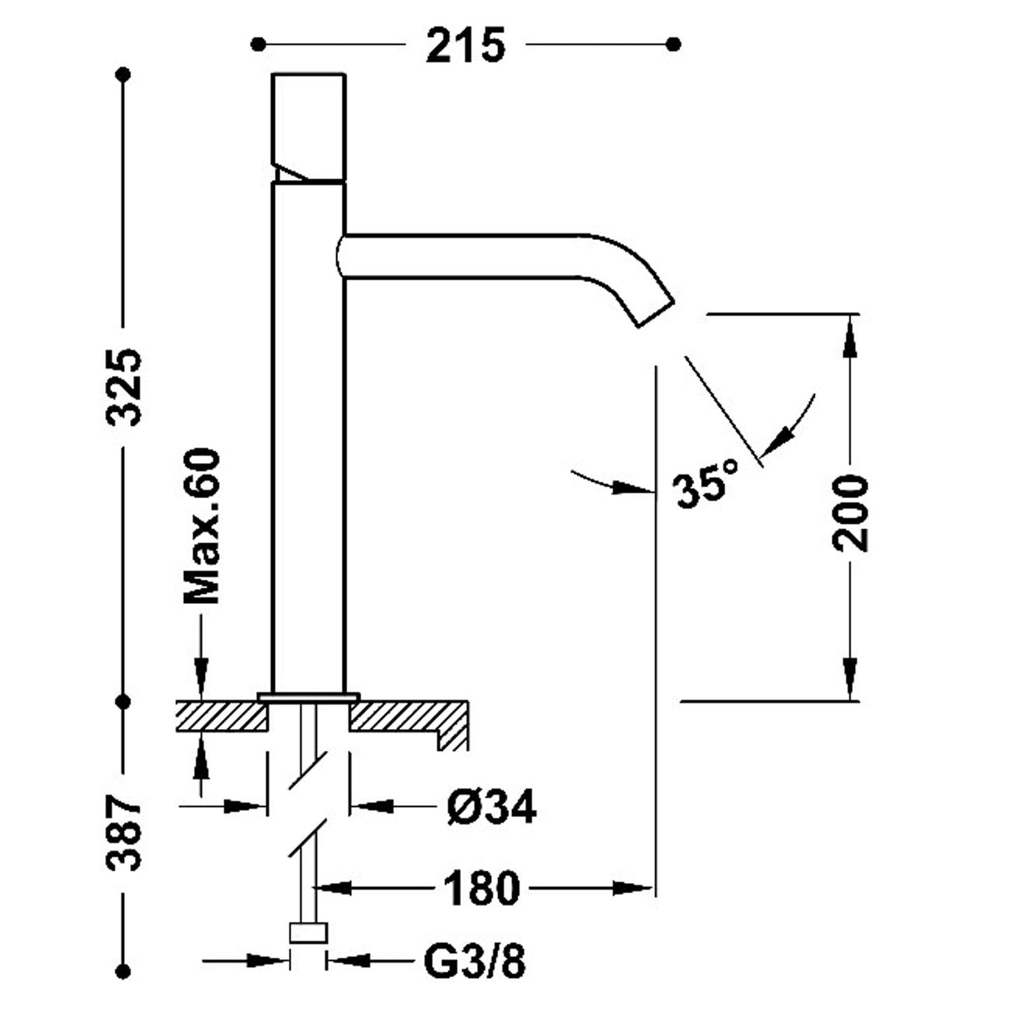 STUDY Mitigeur haut pour lavabo-26130701