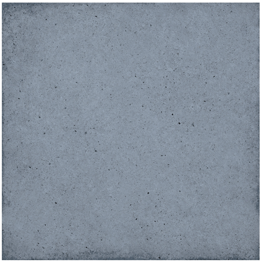 Carrelage aspect ciment 20x20 cm ART NOUVEAU - Woad blue