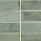 Carrelage effet zellige 5.1 x 16.1 cm Hanoi Celadon vert 0.50/boîte