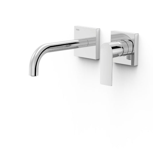 Mitigeur lavabo encastré, 20030001-CHROME bec 180mm