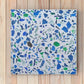 Carreaux de ciment TERRAZZO bleu  , 20x20 cm