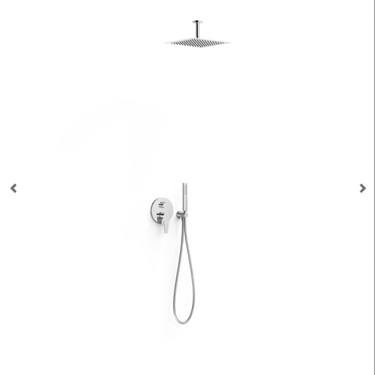 Colonne douche encastrée Rapid-Box Chromé - TRES 20528003 - Chrome